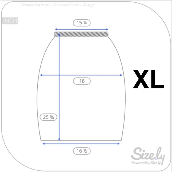 🙌 Ash Grey Cotton Stretchy Knee Skirt - Picture 8 of 8
